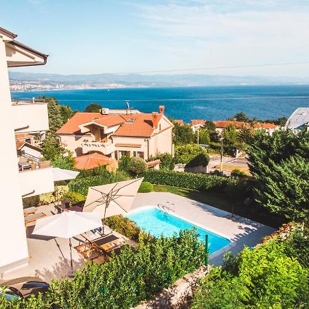 Panoramic Apartment Sea View And Pool Opatija Ičići Exterior foto