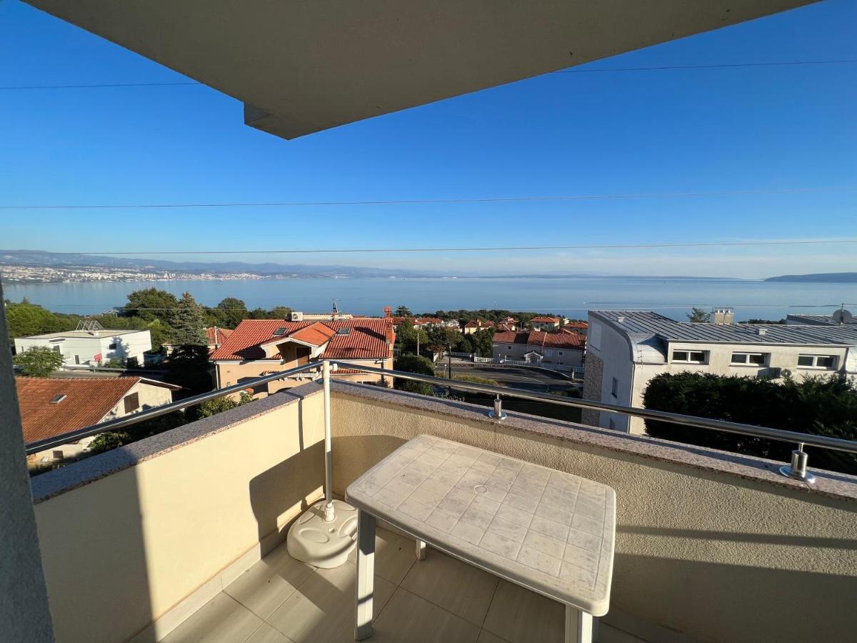 Panoramic Apartment Sea View And Pool Opatija Ičići Exterior foto